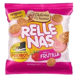 RELLENAS FRUTILLA 160GRS DELIC NONA