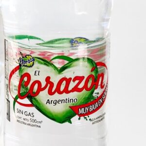 CORAZON AGUA S/G 12X500 CC